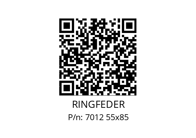   RINGFEDER 7012 55x85