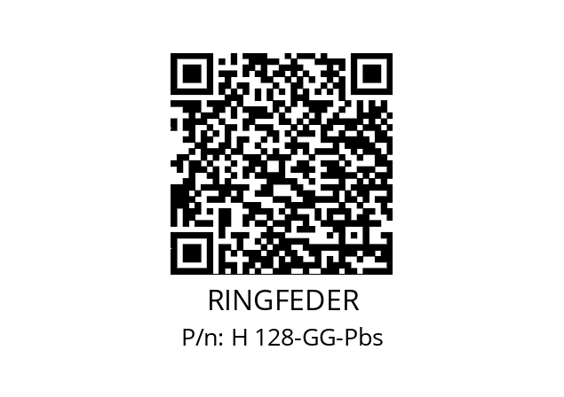   RINGFEDER H 128-GG-Pbs