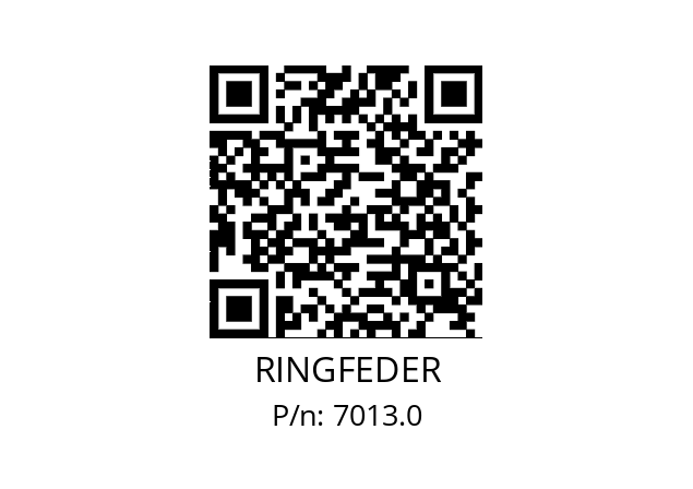   RINGFEDER 7013.0