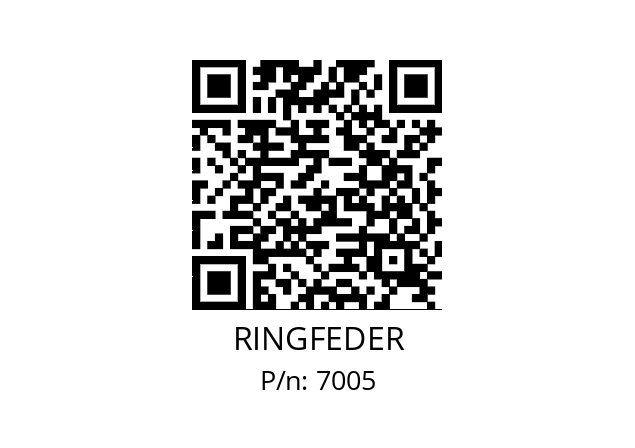   RINGFEDER 7005