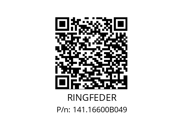   RINGFEDER 141.16600B049