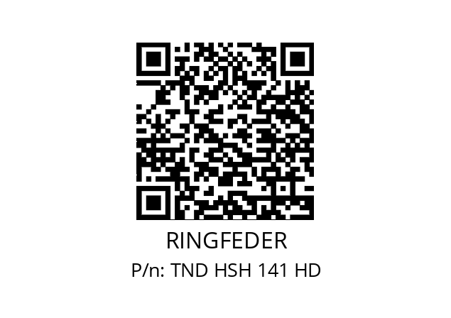   RINGFEDER TND HSH 141 HD