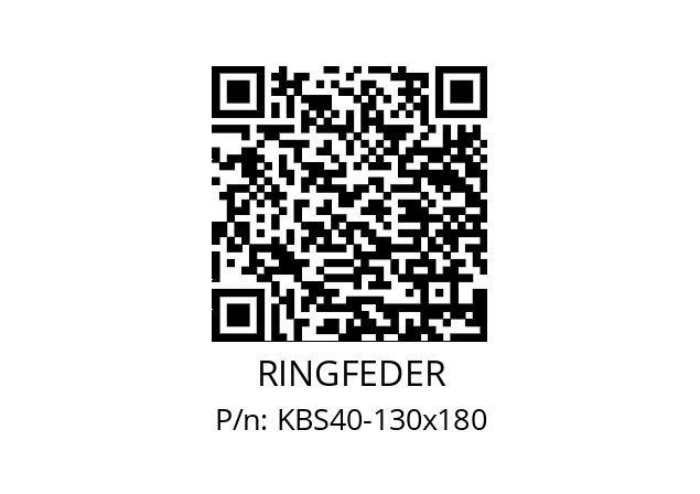   RINGFEDER KBS40-130x180