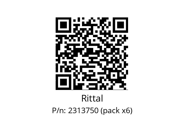   Rittal 2313750 (pack x6)