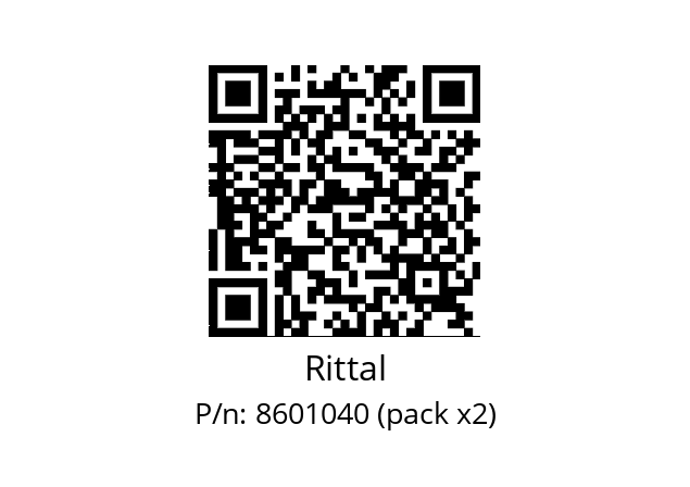   Rittal 8601040 (pack x2)