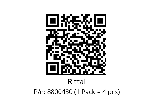   Rittal 8800430 (1 Pack = 4 pcs)