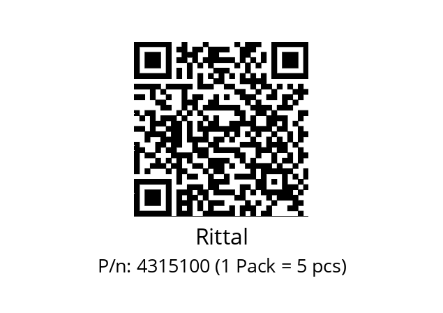   Rittal 4315100 (1 Pack = 5 pcs)