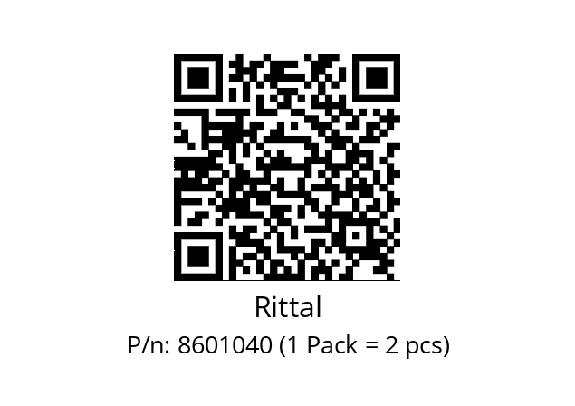   Rittal 8601040 (1 Pack = 2 pcs)