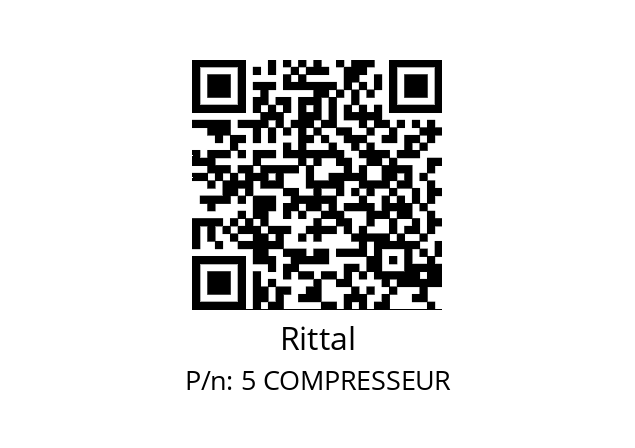   Rittal 5 COMPRESSEUR