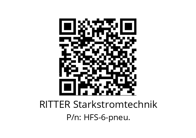   RITTER Starkstromtechnik HFS-6-pneu.