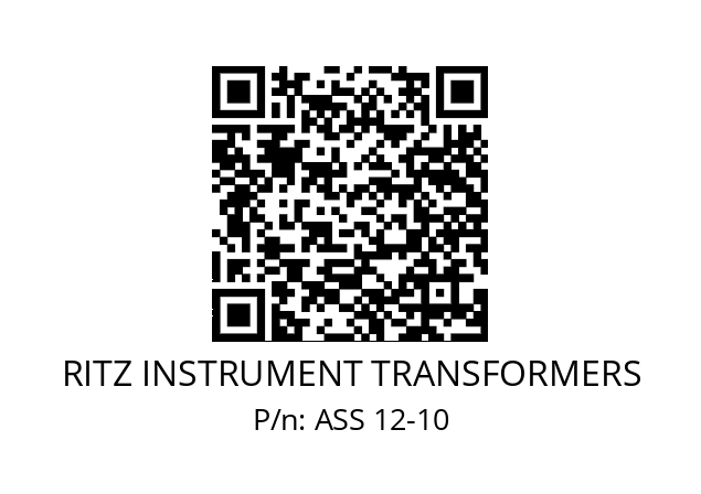   RITZ INSTRUMENT TRANSFORMERS ASS 12-10