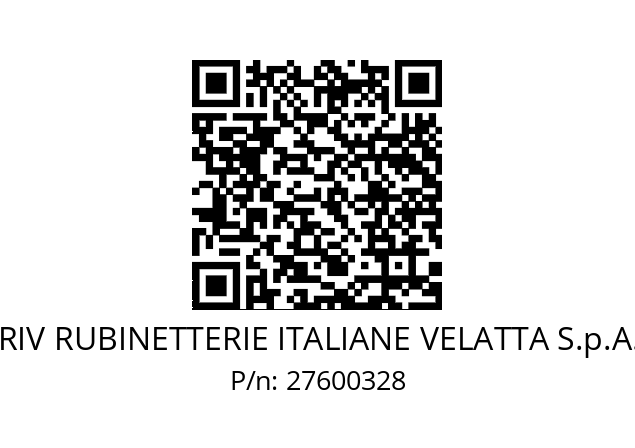   RIV RUBINETTERIE ITALIANE VELATTA S.p.A. 27600328