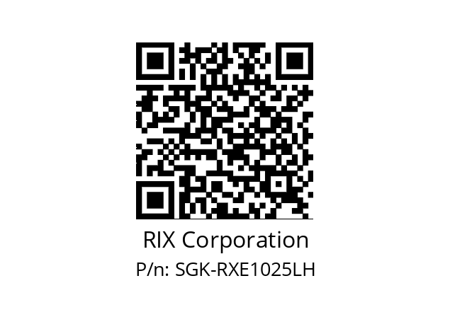   RIX Corporation SGK-RXE1025LH