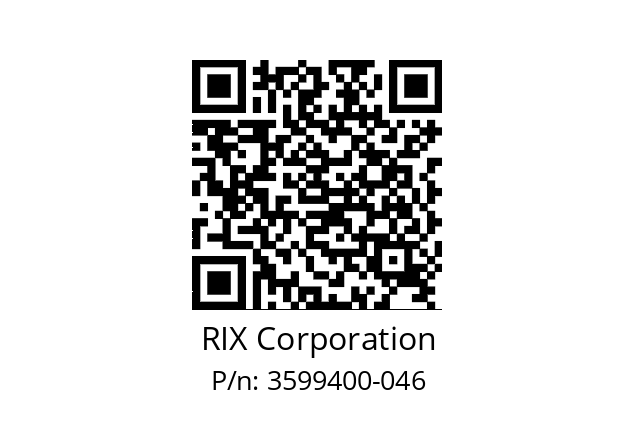   RIX Corporation 3599400-046