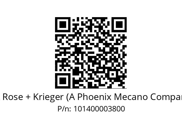   RK Rose + Krieger (A Phoenix Mecano Company) 101400003800