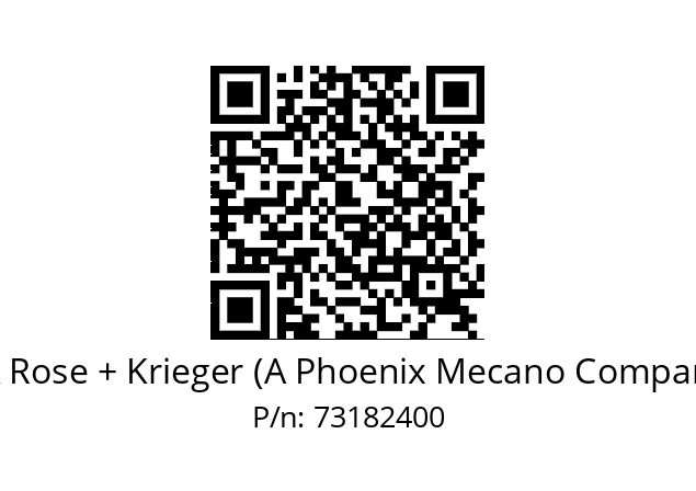   RK Rose + Krieger (A Phoenix Mecano Company) 73182400