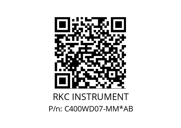   RKC INSTRUMENT C400WD07-MM*AB