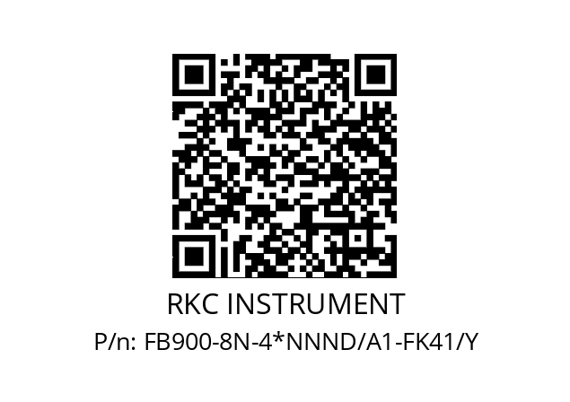   RKC INSTRUMENT FB900-8N-4*NNND/A1-FK41/Y