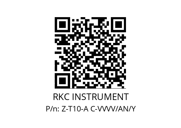   RKC INSTRUMENT Z-T10-A C-VVVV/AN/Y