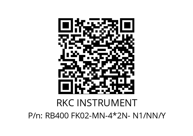   RKC INSTRUMENT RB400 FK02-MN-4*2N- N1/NN/Y