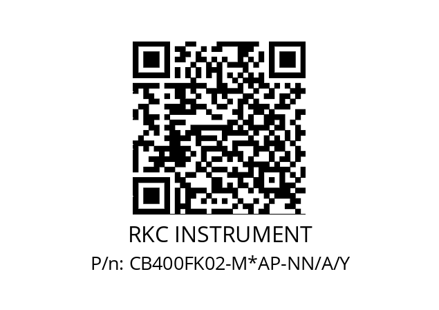   RKC INSTRUMENT CB400FK02-M*AP-NN/A/Y