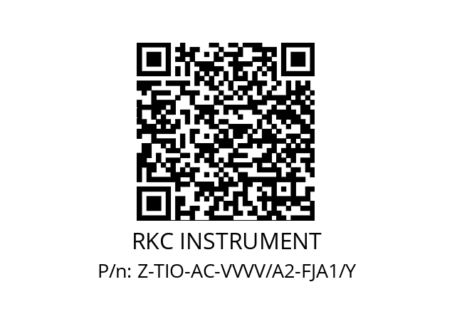   RKC INSTRUMENT Z-TIO-AC-VVVV/A2-FJA1/Y