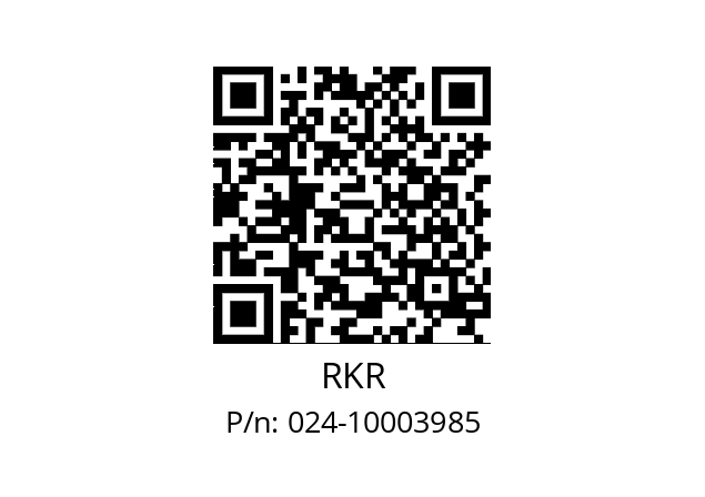   RKR 024-10003985