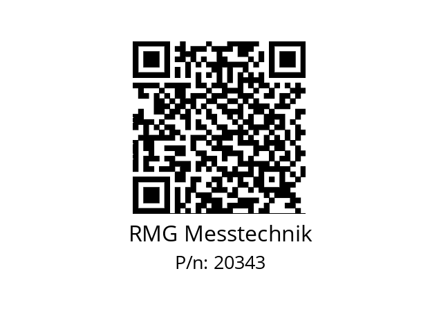   RMG Messtechnik 20343