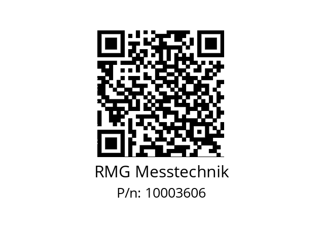   RMG Messtechnik 10003606