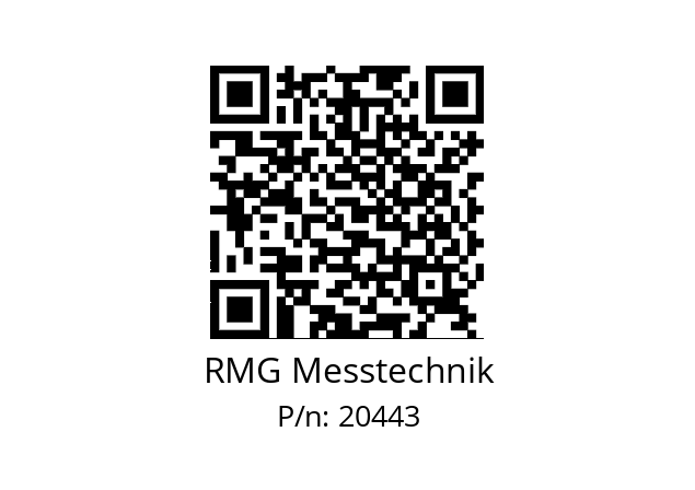   RMG Messtechnik 20443