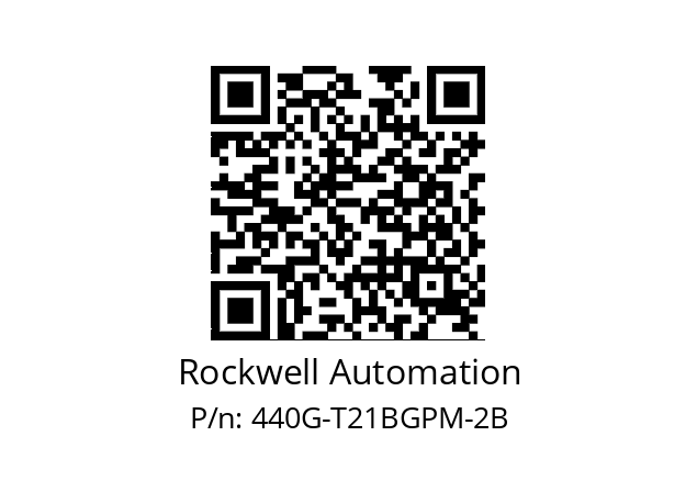   Rockwell Automation 440G-T21BGPM-2B