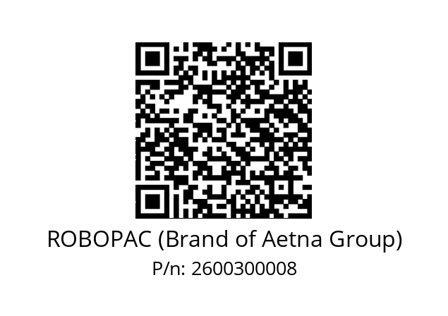   ROBOPAC (Brand of Aetna Group) 2600300008