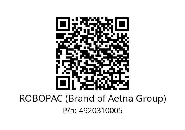   ROBOPAC (Brand of Aetna Group) 4920310005