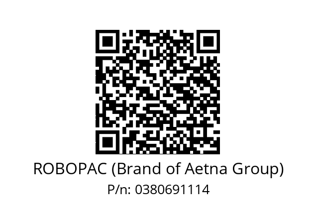   ROBOPAC (Brand of Aetna Group) 0380691114