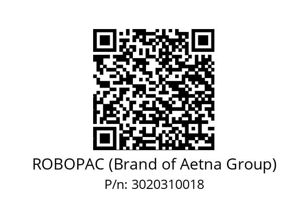   ROBOPAC (Brand of Aetna Group) 3020310018