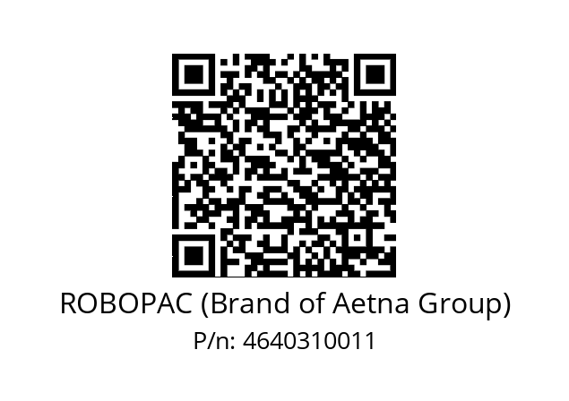   ROBOPAC (Brand of Aetna Group) 4640310011