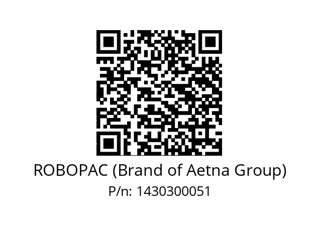   ROBOPAC (Brand of Aetna Group) 1430300051