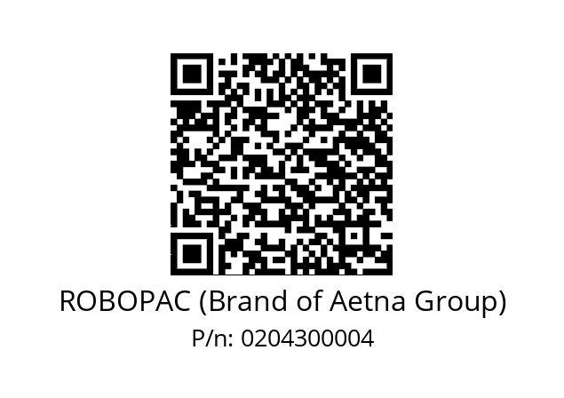   ROBOPAC (Brand of Aetna Group) 0204300004