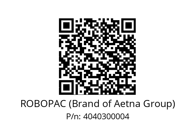   ROBOPAC (Brand of Aetna Group) 4040300004