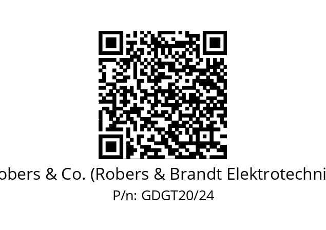   Robers & Co. (Robers & Brandt Elektrotechnik) GDGT20/24