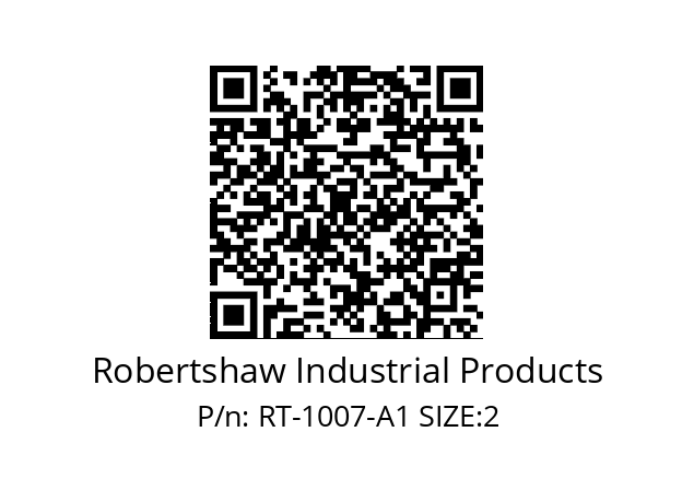   Robertshaw Industrial Products RT-1007-A1 SIZE:2