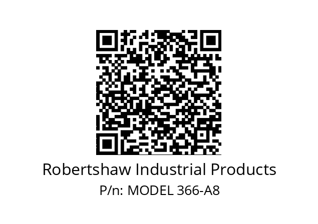   Robertshaw Industrial Products MODEL 366-A8