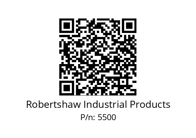   Robertshaw Industrial Products 5500