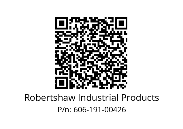   Robertshaw Industrial Products 606-191-00426