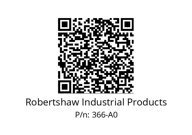   Robertshaw Industrial Products 366-A0