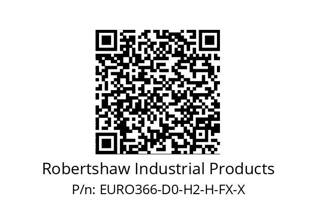   Robertshaw Industrial Products EURO366-D0-H2-H-FX-X