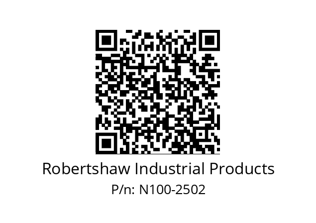   Robertshaw Industrial Products N100-2502