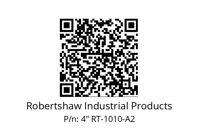   Robertshaw Industrial Products 4" RT-1010-A2