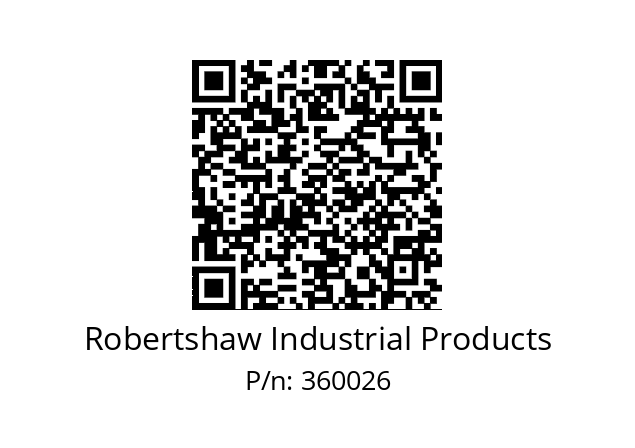   Robertshaw Industrial Products 360026