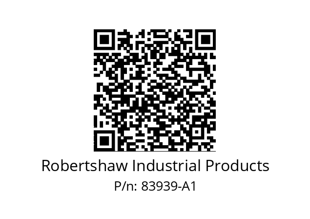   Robertshaw Industrial Products 83939-A1